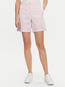 Tommy Hilfiger Szorty materiałowe WW0WW42457 Różowy Regular Fit