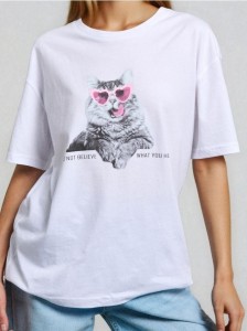 Koszulka z krótkim rękawem - biały