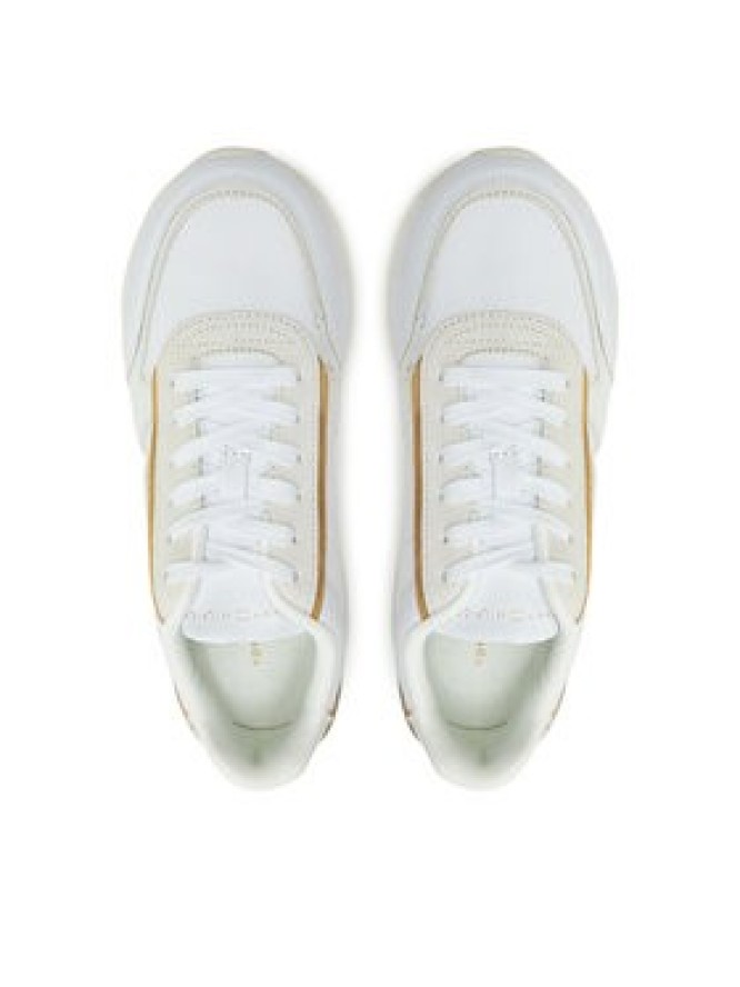 Tommy Hilfiger Sneakersy Lux Monogram Runner FW0FW08387 Biały