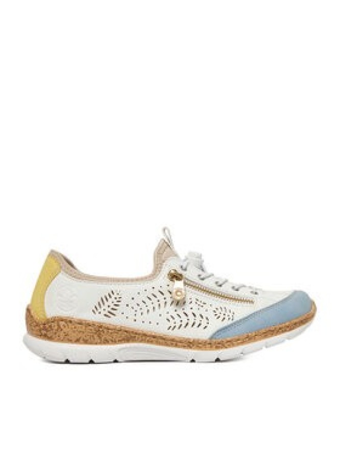 Rieker Półbuty N42K6-80 Biały