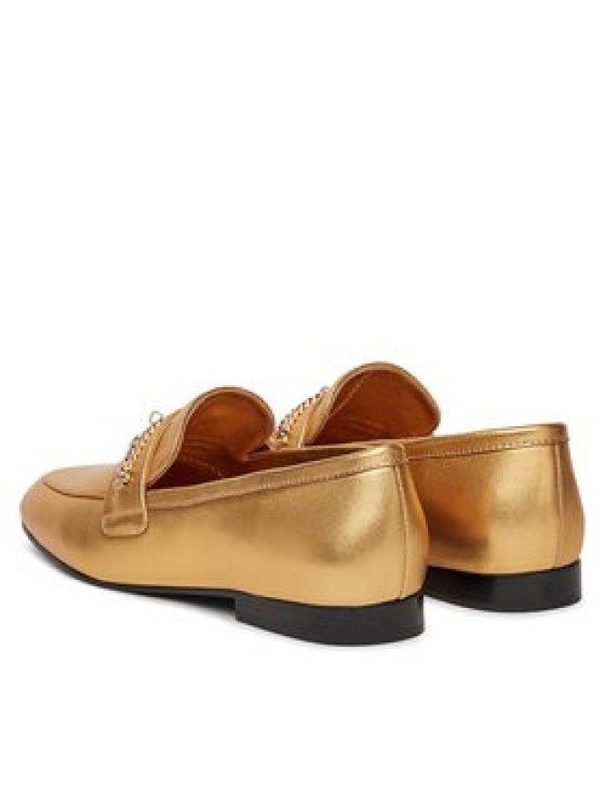 Eva Minge Loafersy CYNIA-LT2513-37 Złoty