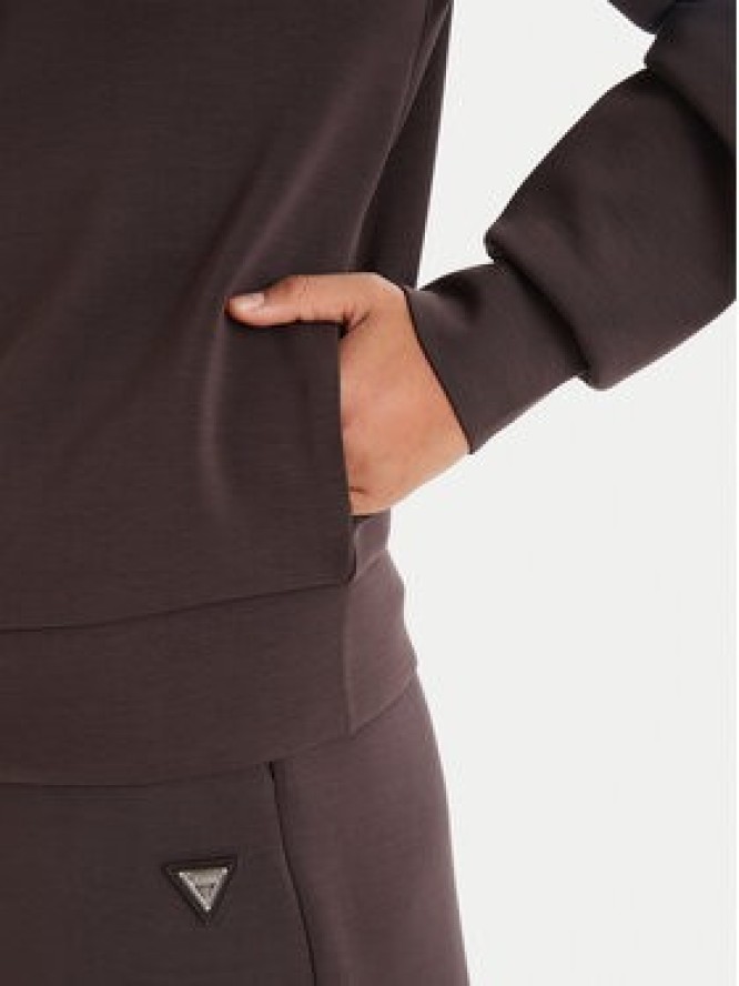 Guess Bluza V4YQ06 KCAY2 Brązowy Regular Fit