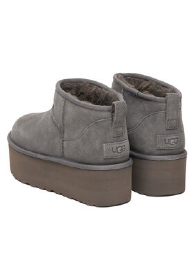 Ugg Śniegowce W Classic Ultra Mini Platform 1135092 Szary