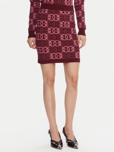 PINKO Spódnica mini Bang Bang 106040 A2YD Bordowy Slim Fit