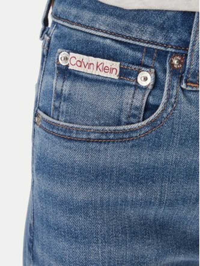 Calvin Klein Jeans Jeansy LV047F700G Niebieski Skinny Fit