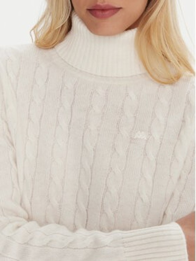 Robe di Kappa Golf Hevia 621118W Écru Regular Fit