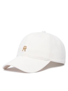 Tommy Hilfiger Czapka z daszkiem AW0AW18917 Biały