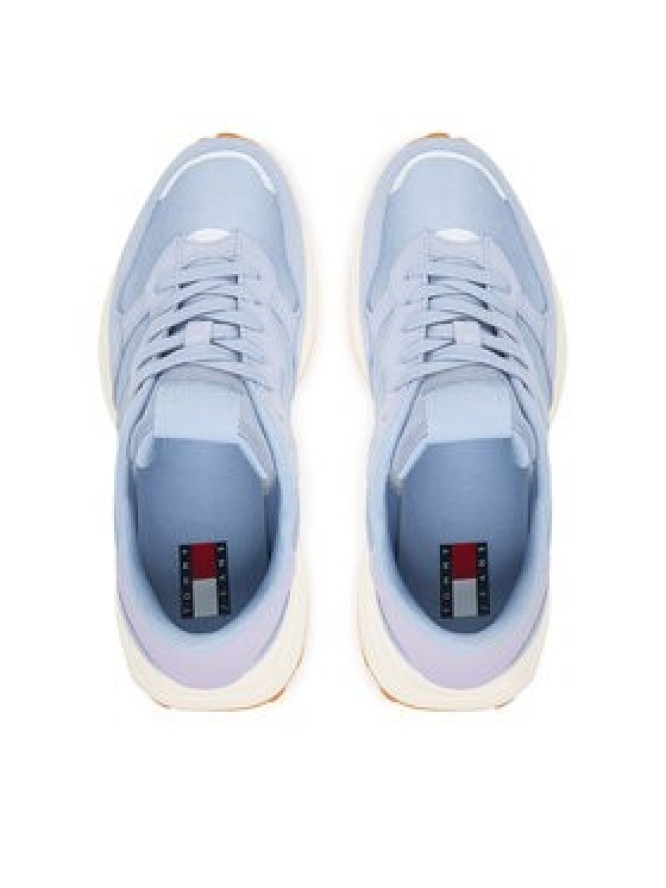 Tommy Jeans Sneakersy Tjw Cleated Runner EN0EN02788 Niebieski