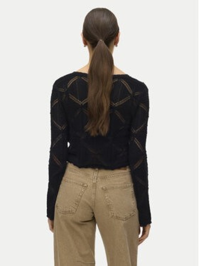 Vero Moda Kardigan Lola 10337188 Czarny Regular Fit
