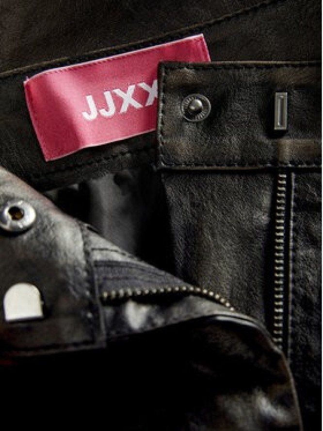 JJXX Spódnica z imitacji skóry Selma 12271904 Czarny Slim Fit