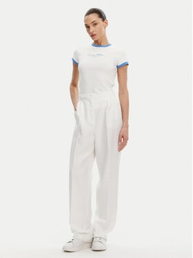 Tommy Hilfiger T-Shirt WW0WW44581 Écru Slim Fit