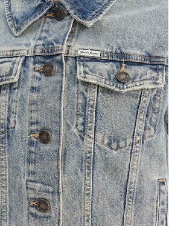 Guess Jeans Kurtka jeansowa W6RN55 D5M4I Niebieski Regular Fit
