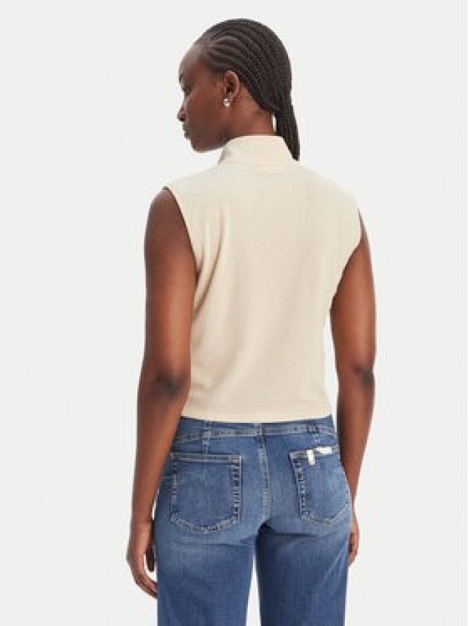 Liu Jo Sport Top TA6174 J3845 Écru Regular Fit