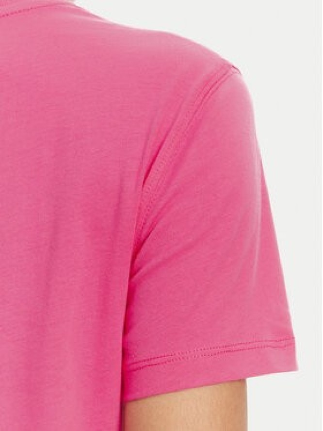 Versace Jeans Couture T-Shirt 78HAHE05 Różowy Regular Fit