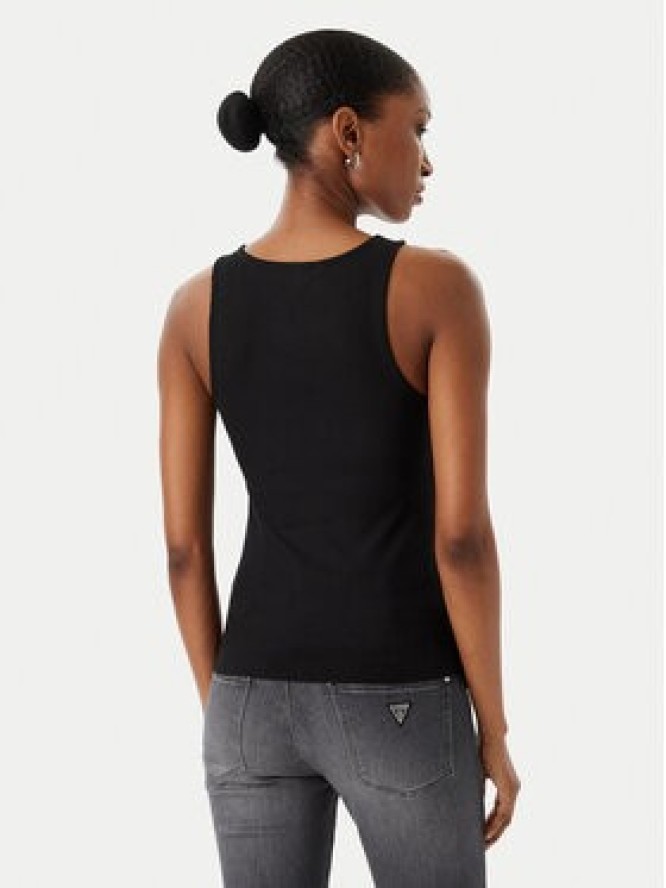 Guess Top W6RP39 KD092 Czarny Regular Fit