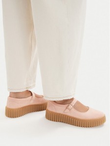 Clarks Półbuty Torhill Jane 26186306 Różowy