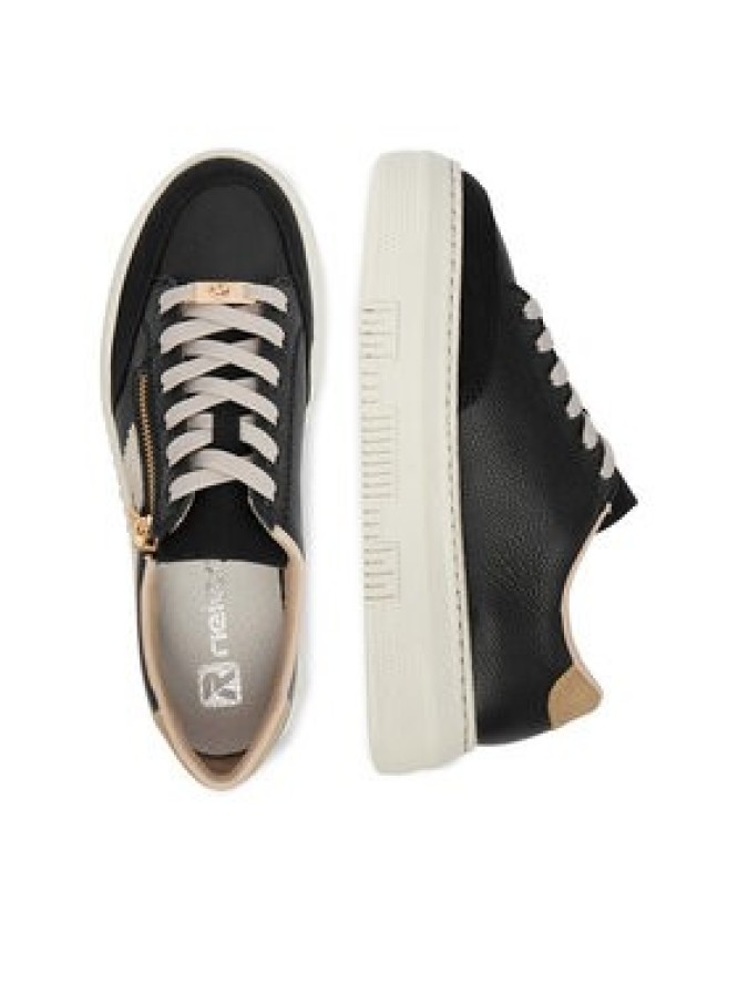 Rieker Sneakersy M1912-00 Czarny
