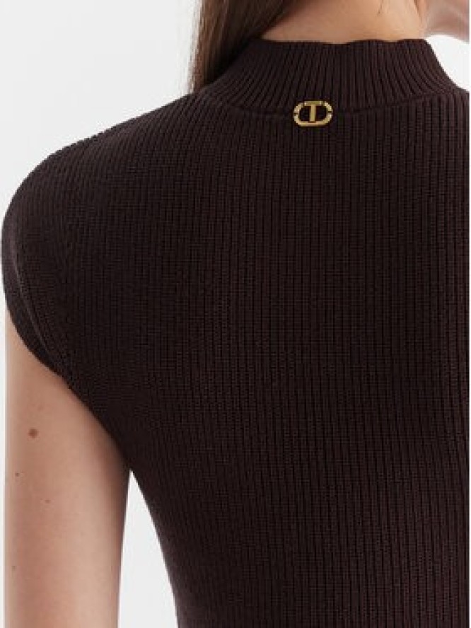 TWINSET Bluzka 252TT3550 Brązowy Regular Fit