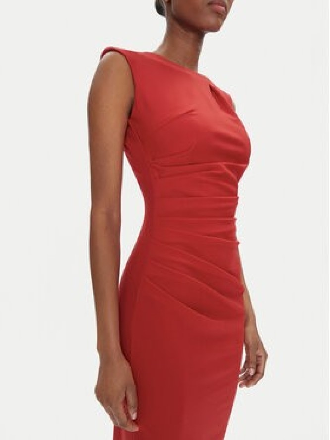 Rinascimento Sukienka koktajlowa CFC0122548003 Czerwony Regular Fit