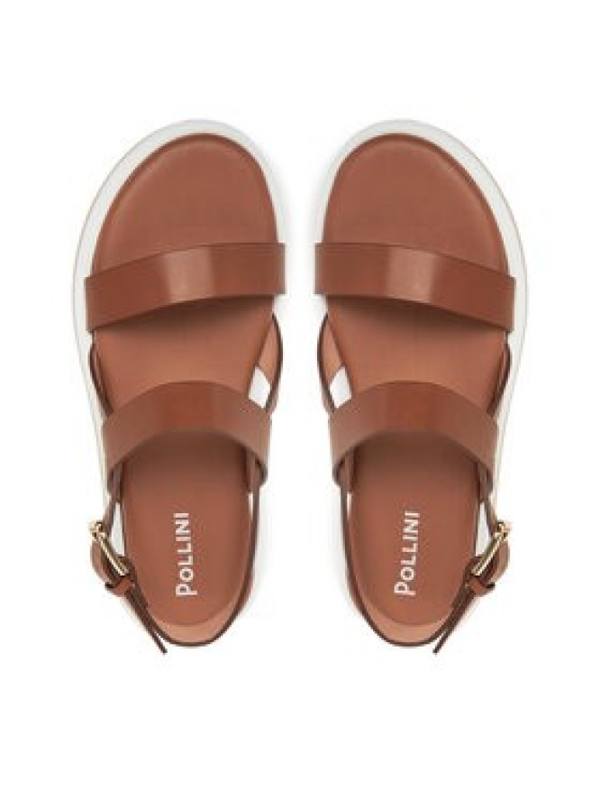 Pollini Sandały SA16483G0MTC0230 Brązowy