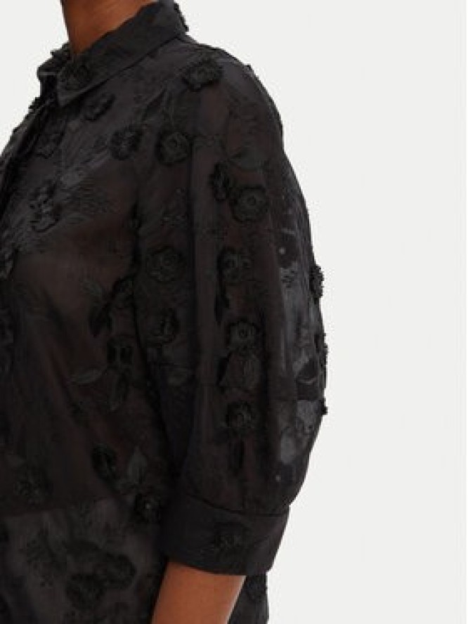 Munthe Koszula Pust 252101725225 Czarny Regular Fit