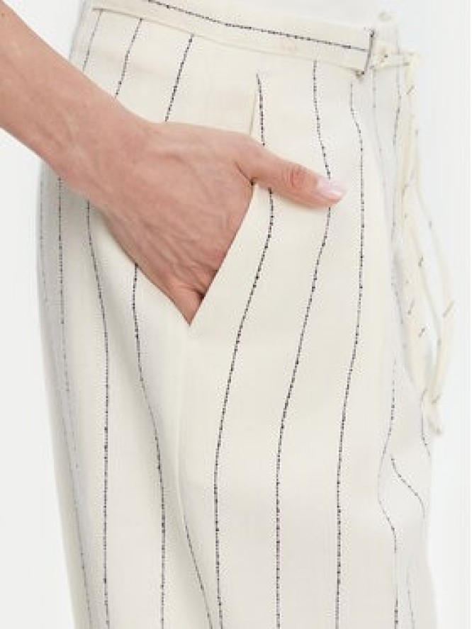 BOSS Spodnie materiałowe Tiana5 50538216 Beżowy Relaxed Fit