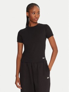Reebok T-Shirt RK25309CCW Czarny Slim Fit