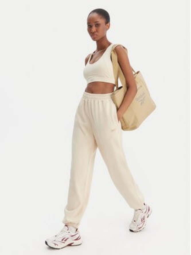 Reebok Spodnie dresowe Reebok x Ewa Chodakowska Ada RK25621CCW Beżowy Relaxed Fit