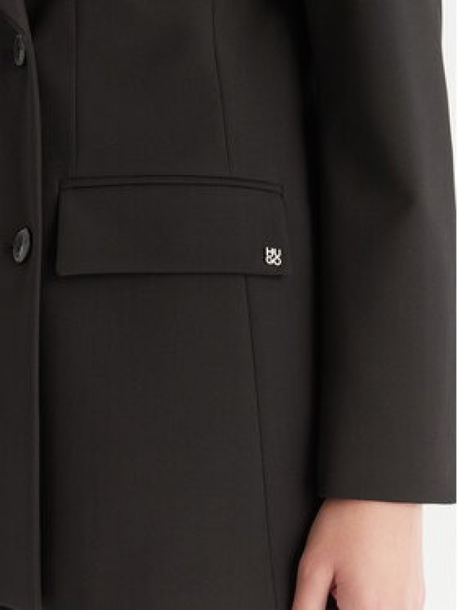 HUGO Marynarka Amelora 50547694 Czarny Oversize