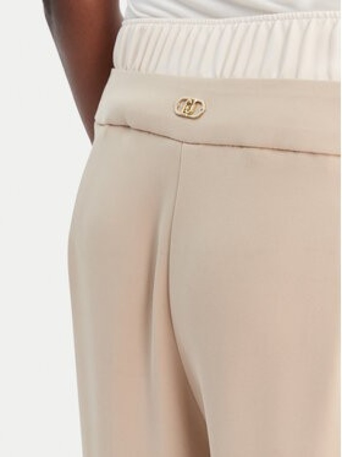 Liu Jo Sport Spodnie materiałowe TA6150 TS923 Beżowy Regular Fit