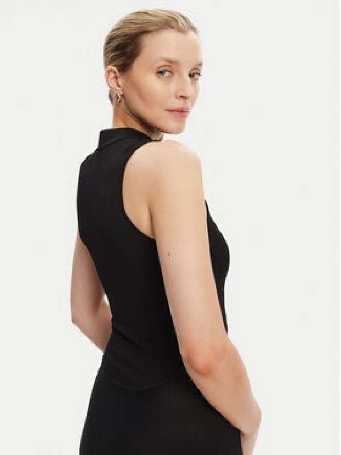 Guess Sukienka dzianinowa W5YK0S Z0241 Czarny Regular Fit