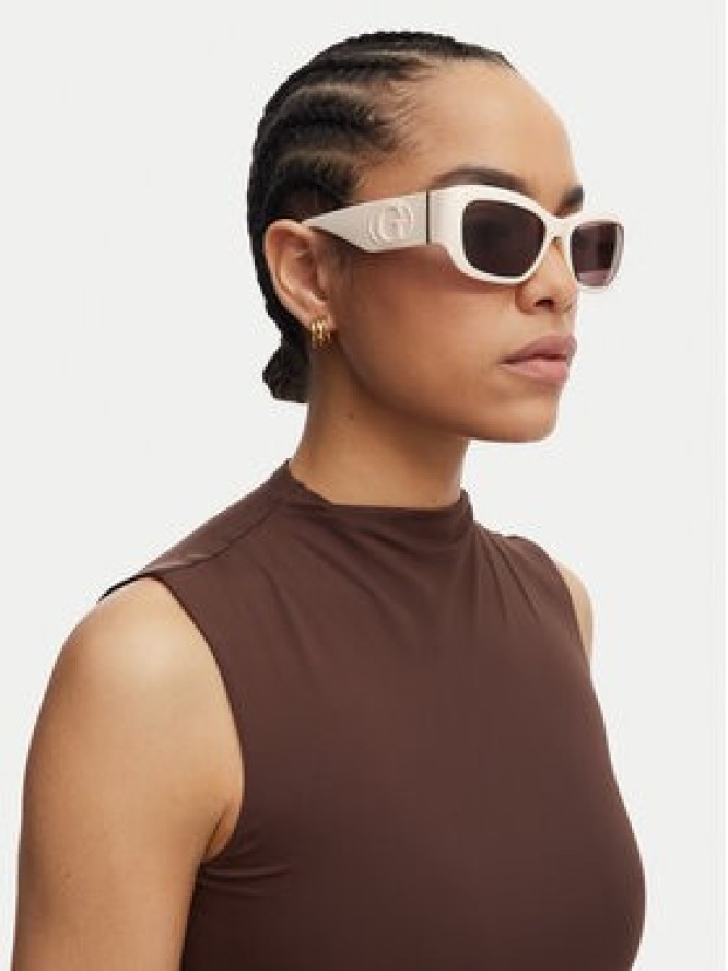 Guess Okulary przeciwsłoneczne GU00253 Kremowy