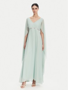 Rinascimento Sukienka wieczorowa CFC0123079003 Zielony Regular Fit