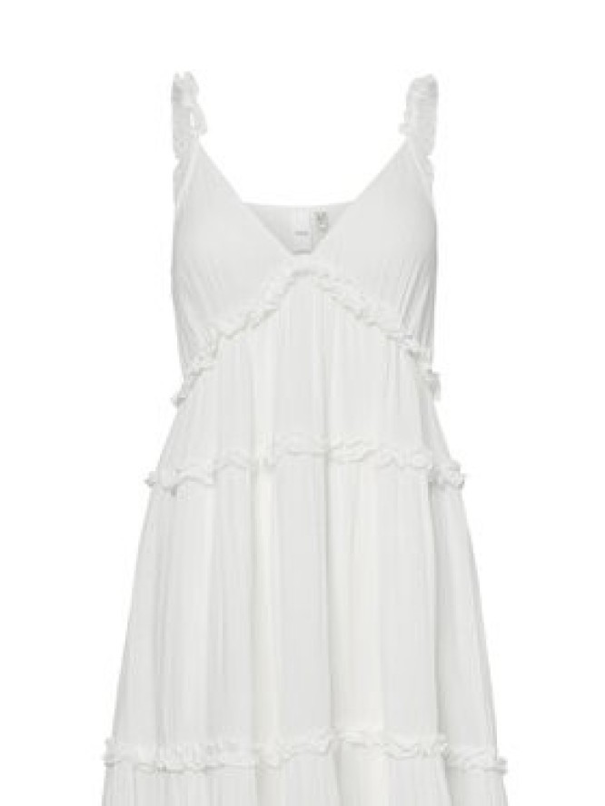YAS Sukienka letnia Anina 26038014 Biały Regular Fit