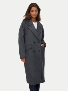 Vero Moda Płaszcz wełniany Harper 10320446 Szary Regular Fit