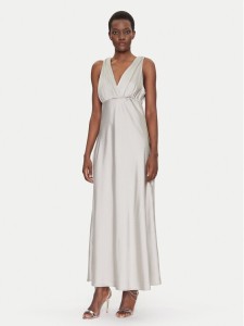 Dixie Sukienka wieczorowa AICHJMVA Srebrny Regular Fit