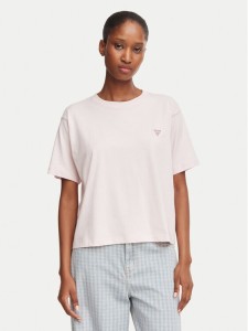 Guess Jeans T-Shirt W4YI05 K8HM0 Różowy jasny Boxy Fit