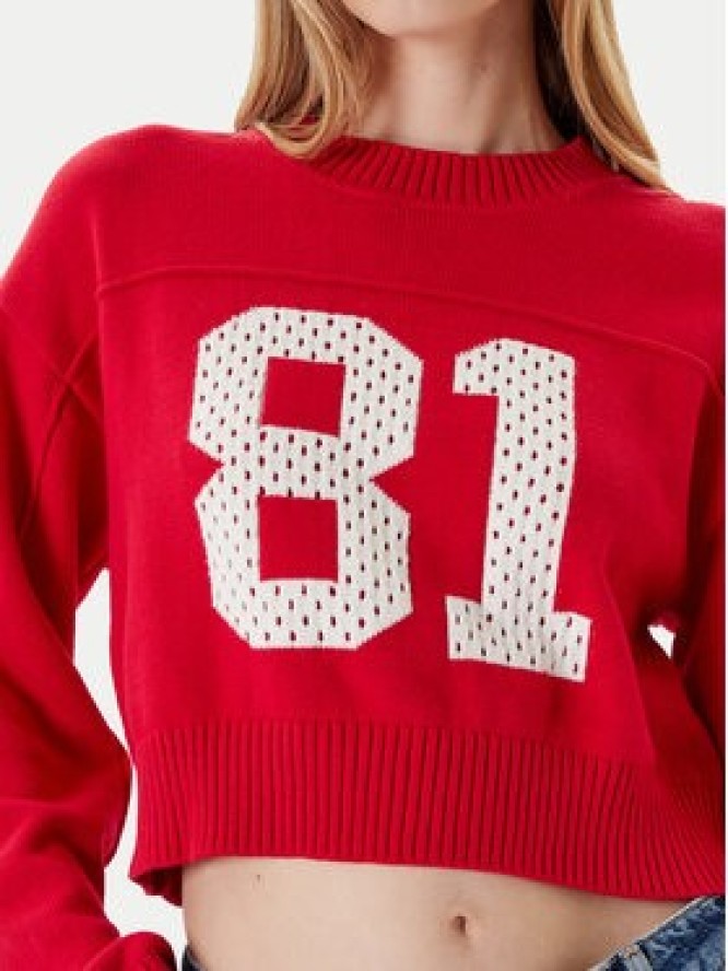 Guess Jeans Sweter W5YR33 Z3HM1 Czerwony Regular Fit