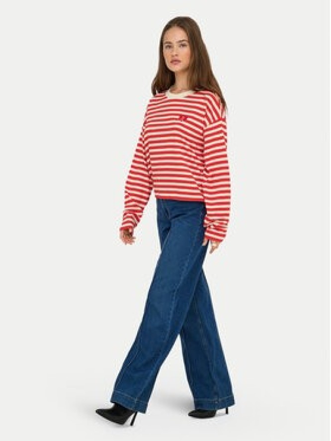 ONLY Bluzka Livina 15359682 Czerwony Regular Fit