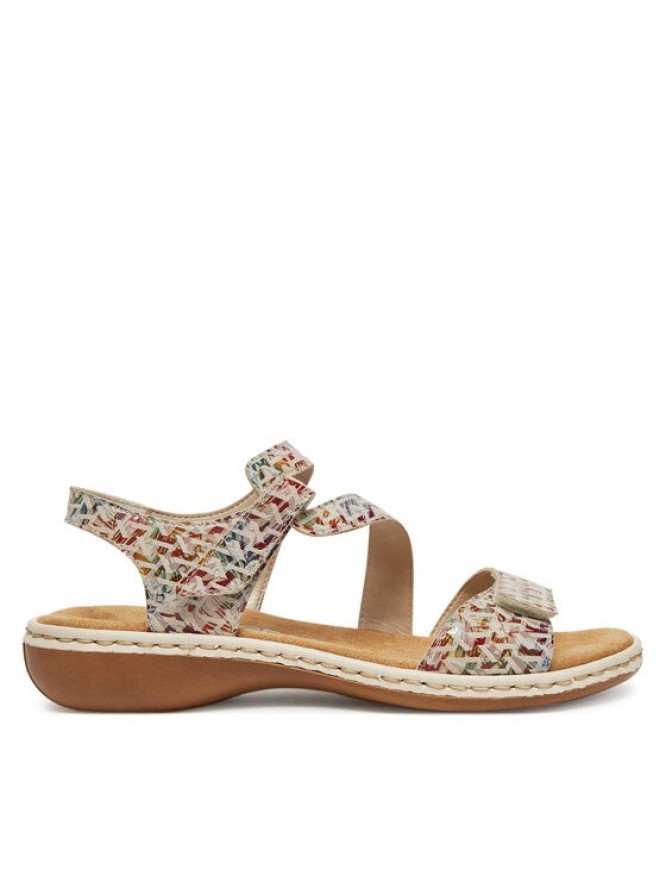 Rieker Sandały 659C7-94 Beżowy