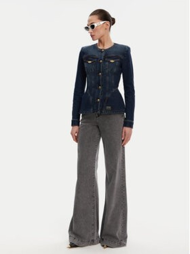 Versace Jeans Couture Kurtka jeansowa 78HAS457 Niebieski Slim Fit