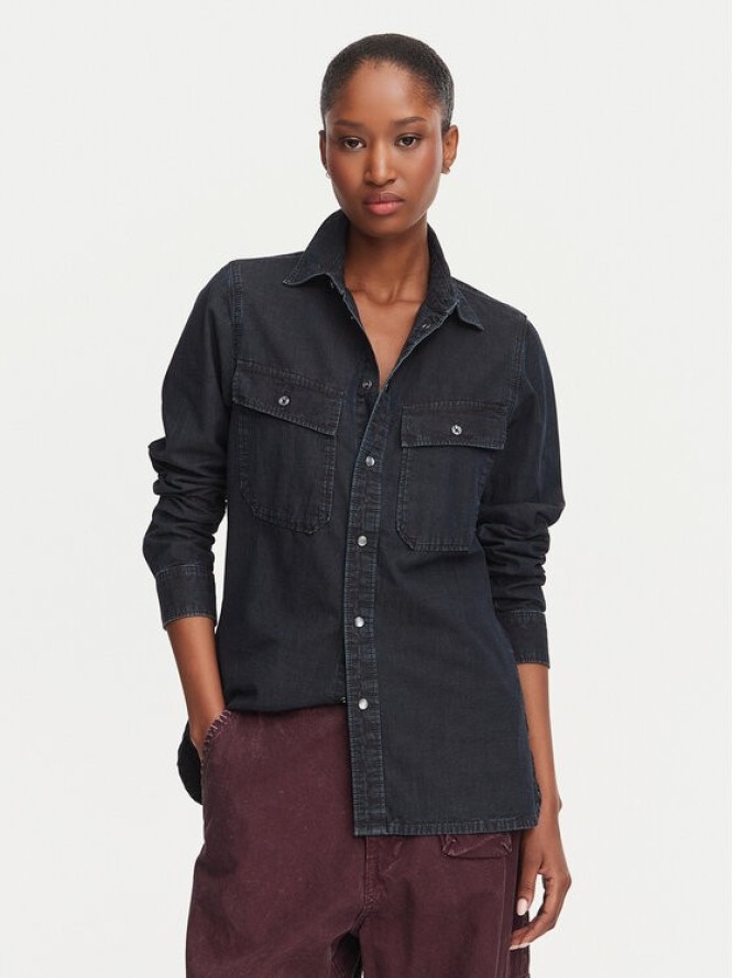 G-Star Raw Koszula D30440 E356 Granatowy Regular Fit
