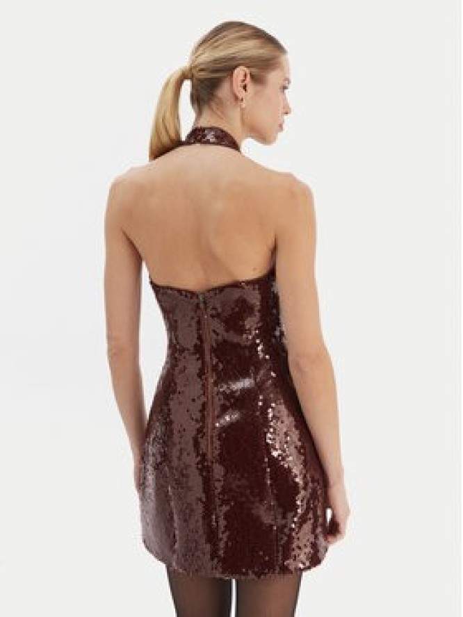 Bardot Sukienka koktajlowa Nevelle 59857DB2 Bordowy Slim Fit