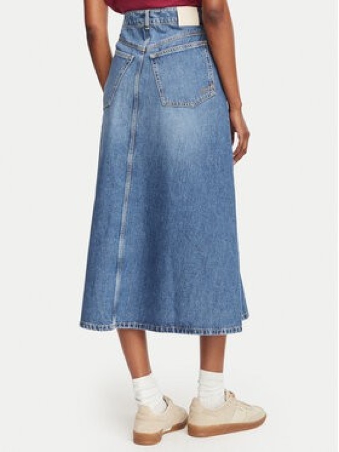 BOSS Spódnica jeansowa 50564430 Niebieski Regular Fit