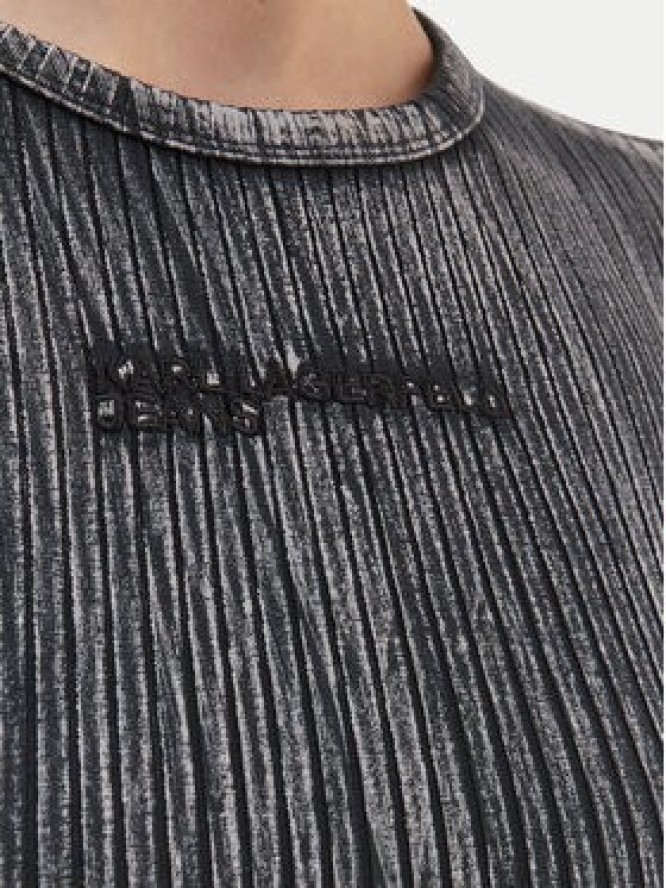 Karl Lagerfeld Jeans Sukienka codzienna B1W13055 Szary Slim Fit