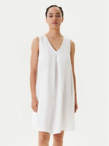 United Colors Of Benetton Sukienka letnia 4AGHDV0AX Biały Relaxed Fit