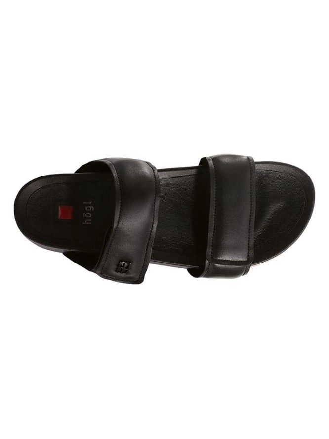 Högl Skórzane klapki "Patty" w kolorze czarnym rozmiar: 41