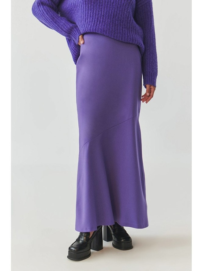 TATUUM Wełniana spódnica "Paloma 1" w kolorze fioletowym rozmiar: 36