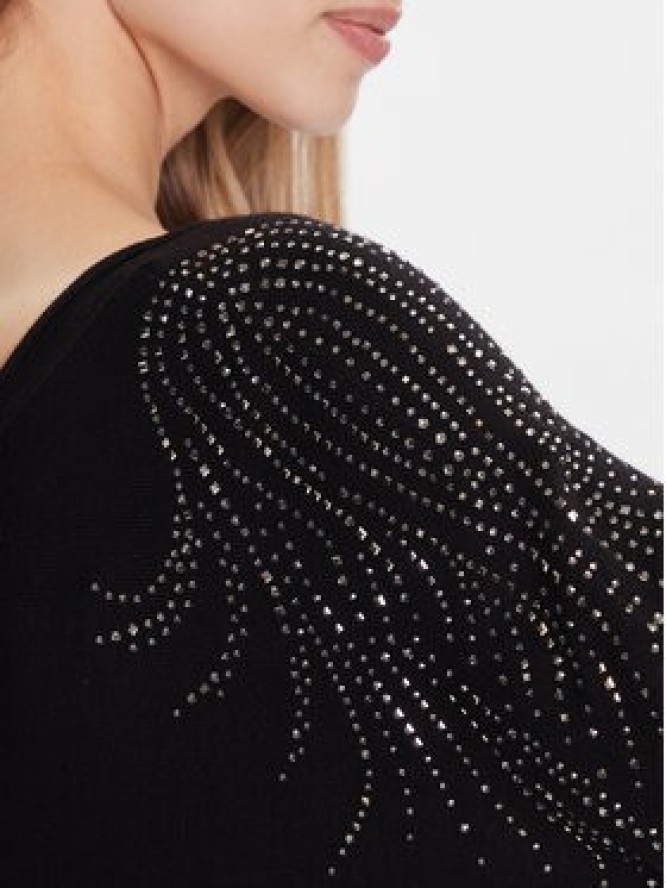 Guess Sweter W5BR38 Z2NQ2 Czarny Relaxed Fit