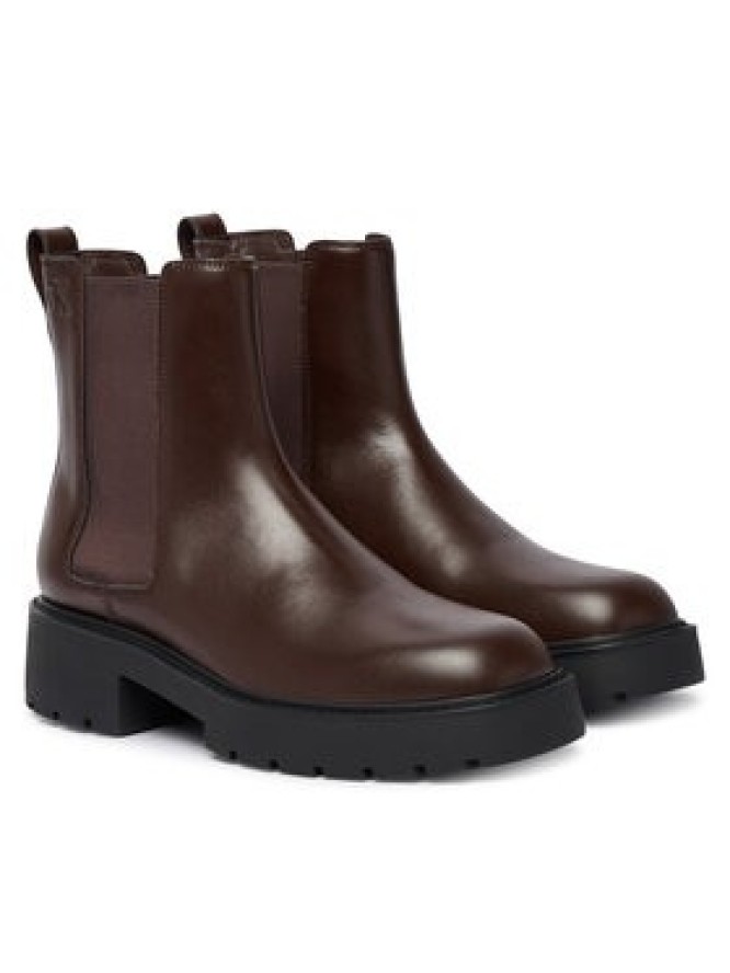 Calvin Klein Sztyblety Chunky Chelsea Boot Pol Lth HW0HW03267 Czarny